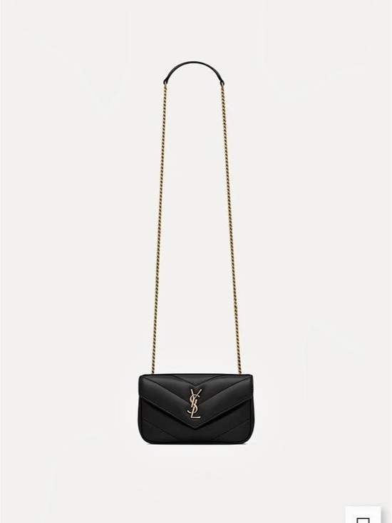 Saint Laurent Handbags - Saint Laurent Loulou Mini in Lambskin Crossbody Black - NWB